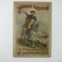 Adam Forepaugh The American Revolution Program Advance Courier Antique 1890s - £239.79 GBP