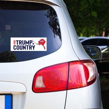 10 Pack 3.37&quot;x 9&quot; Trump Country Alaska Sticker Decal Gift Maga Trump BS0079 - £10.64 GBP
