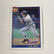 1991 Topps Ernie Whitt Atlanta Braves #492 - £1.27 GBP