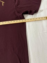 Carhartt Loose Fit 105610 PRT Men's Burgundy Cotton Short Sleeve T-Shirt 2XL image 12