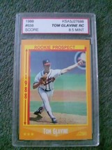 1988 Score Tom Glavine RC #638 Graded 8.5 - £26.64 GBP