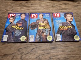 TV Guide Magazine August 25-31 2001 Star Trek Enterprise Complete Set of 3 - $14.84