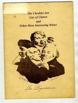 The Cheshire Inn List of Clarets &amp; Other Most Interesting Wines St Louis 1970&#39;s - £27.85 GBP