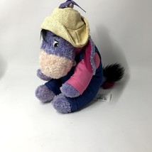 Disney Winnie the Pooh Eeyore Farmer Garden Party Plush Stuffed Toy Anim... - €42,89 EUR