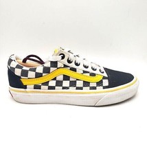 VANS Old Skool Pro Low Top Shoes in Checkered Black &amp; Yellow (Women&#39;s US 6)  - £19.34 GBP