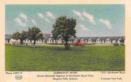 Queensway Motel Niagara Falls Ontario Canada postcard - £5.14 GBP
