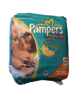 2009 Pampers Baby Dry Size 5 Vintage 27 count - $98.58 CAD