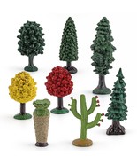 Realistic Plastic Trees Toys 8Pcs Plant Toy Set For Kids Sensory Bins Le... - £21.62 GBP