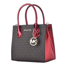 Women&#39;s Handbag Michael Kors MERCER Brown 22 x 19 x 10 cm (S0378496) - £281.89 GBP