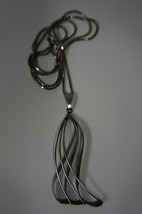 Vintage 835 Sterling Silver Heavy Massive Necklace (Chain &amp; Pendant) 14.08 Grams - £53.43 GBP
