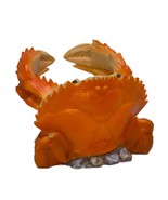 Crab Wine Bottle Holder Nautical Florida Orange Seafood Ocean Beach Cost... - £14.75 GBP