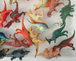 Dinosaur Toy set Lot of 45 Figures Jurassic Safari Schleich Dinosaurs Dino - £15.18 GBP
