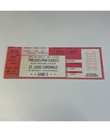 1982 Philadelphia Eagles St Louis Cardinals Unused Football Oct 31 NFL S... - €10,37 EUR