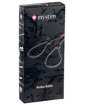 &#39;mystim Rodeo Robin Penis &amp; Testicle Strap Set - Black - £34.61 GBP
