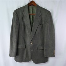Hart Schaffner Marx 42R Green Glenn Plaid Wool Blazer Suit Sport Coat - $29.99