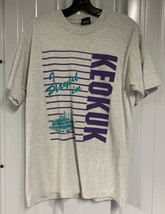 Vintage I Played In KEOKUK Single Stitch T Shirt Made In USA Size Large - $12.09