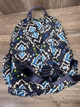 Vera Bradley Large Backpack - Canvas Ink Blue (Retired) Pattern - £31.73 GBP