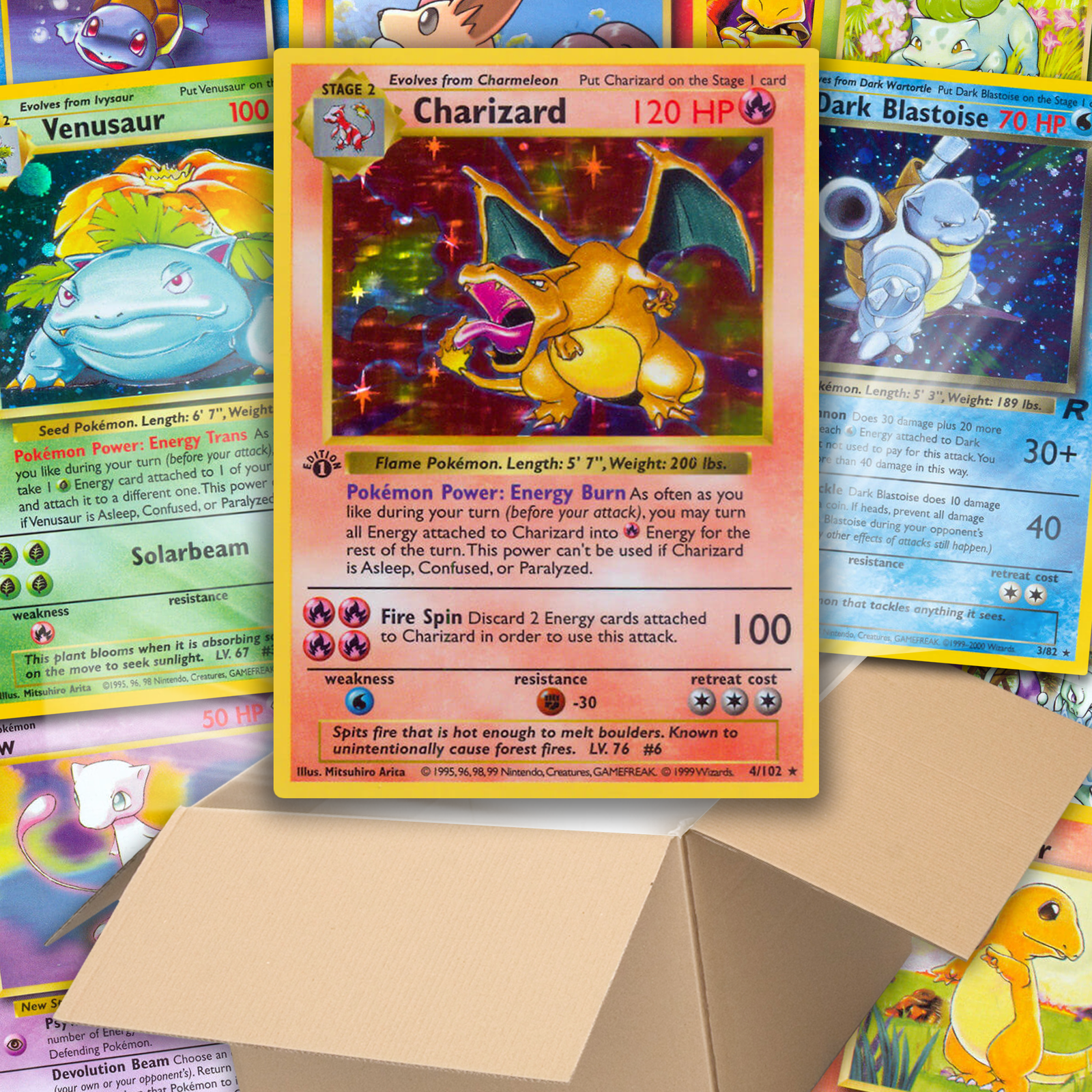 Pokemon VINTAGE Box - Assorted Lot (Rare & Sealed TCG Cards) - £61.32 GBP