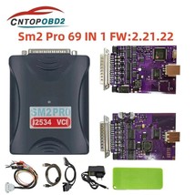 2024 Sm2 Pro J2534 Vci V1.21 with 69 in 1 Modules Update Version Ecu Read&amp;write - £76.18 GBP