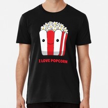 I Love Popcorn Lover Size S to 5XL Made in the USA T-Shirt - £17.60 GBP