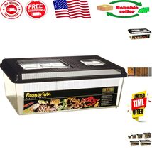 Stackable Large Reptile Faunarium for Temporary Housing &amp; Transport - 1 ... - $43.55