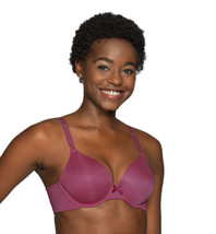 Radiant Collection Back Smoothing Underwire Bra Wine Size 36D - £11.17 GBP