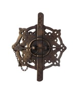 GATE Latch Lock set Chinese Decoration 9&quot; Vintage Brass Door Latch Hook ... - $101.21 CAD