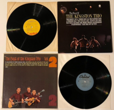 Best Of The Kingston Trio Vol 1 + 2 Vinyl 2 LP Lot Capitol Tom Dooley Greatest - £12.75 GBP