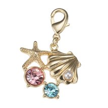 Disney Store Japan The Little Mermaid Ariel Crystal Shell Charm - £55.30 GBP