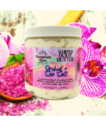 Whipped Body Butter | Orchid + Sea Salt | 8 oz Jar | Vegan | Shea + Cocoa - £19.88 GBP