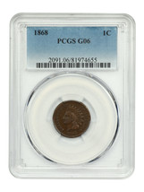 1868 1C Pcgs G06 - £53.24 GBP