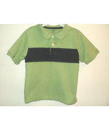 Gymboree Boys Polo Shirt Size 4 Short Sleeves Green with Dark Charcoal S... - £5.39 GBP