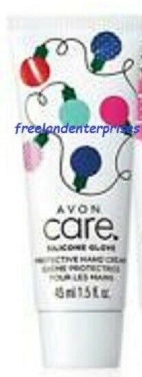 Primary image for Hand Cream Mini Silicone Glove Avon Care Christmas Lites ~Sz 1.5 oz (Qt 1 Tube)