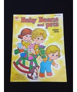 Baby Beans And Pets Mattel Baby Doll Paper Dolls 1978 Original Whitman U... - $13.97