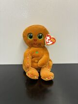 Crispin 2022 Ty Beanie Baby 6” Brown Gingerbread HTF MWMT Very Cute!! - $4.75
