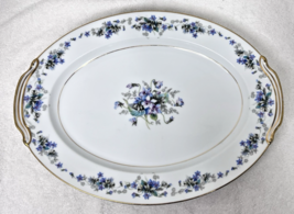 Noritake Japan Violette 3054 14&quot; Platter Nice Shape Purple Violets Gold ... - $599.34 MXN