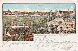Rothenburg Ob Der Tauber Bavaria GERMANY~TOTALANSICHT~1902 C Schalk Postcard - £6.70 GBP