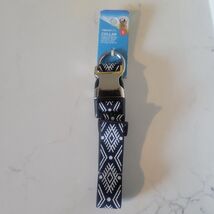 Vibrant Life Diamond Patterned LARGE Adjustable Dog Collar 1&quot; Fits 15-26 - $7.51