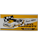Vintage Bruce Allen Levi Garrett Racing 8-1/2&quot; x 3-1/2&quot; Bumper Sticker NOS - £4.75 GBP