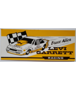 Vintage Bruce Allen Levi Garrett Racing 8-1/2&quot; x 3-1/2&quot; Bumper Sticker NOS - £4.68 GBP