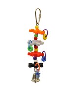 AE Cage Company Happy Beaks Tiny Rings &amp; Stars Bird Toy Play Entertainme... - $8.90