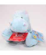 Ganz Webkinz Lil Kinz Hippo Plush Stuffed Animal Blue With Unused Sealed... - $12.13