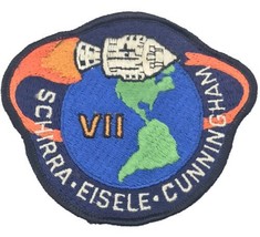 Vintage NASA Apollo VII Schirra Eisele Cunningham Embroidered Patch - £7.93 GBP