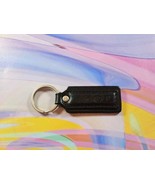 Izod Leather Keyfob, Keyring Key Chain, Black - $13.01 CAD