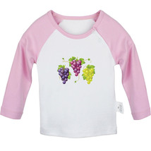 Babies Cute T-shirts Infant Fruit Grape Graphic Tees Tops Newborn Kids Clothes - £7.96 GBP+