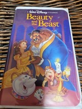 Disney Classics Beauty And The Beast VHS 1325 Black Diamond Edition White Label - £7.76 GBP