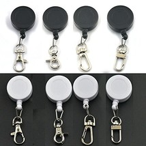 Bluemoona 5 Pcs - Reels Retractable Badge Clip ID Card Holder Swivel Cla... - £4.77 GBP