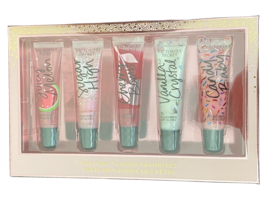 New Victoria’s Secret 5  Holiday Flavor Favorites Lip Gloss Gift Set - £23.62 GBP