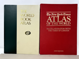 Lot of Two Atlases: The World Book Atlas + The New York Times Atlas of T... - £24.71 GBP