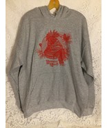 #RTBox Exclusive Rooster Teeth Men&#39;s Gray Large Hoodie Unisex 100% Cotton - £34.63 GBP